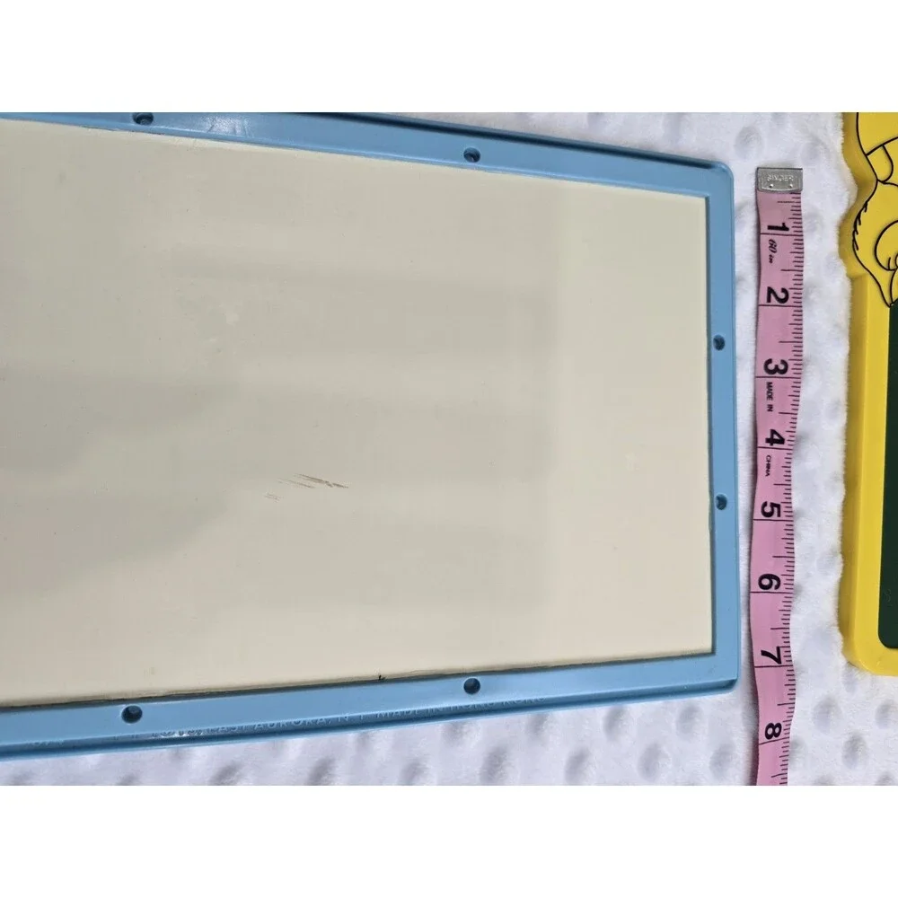 Vintage Fisher-Price Magnetic Alphabet Letters Numbers Set Hong Kong School Tray